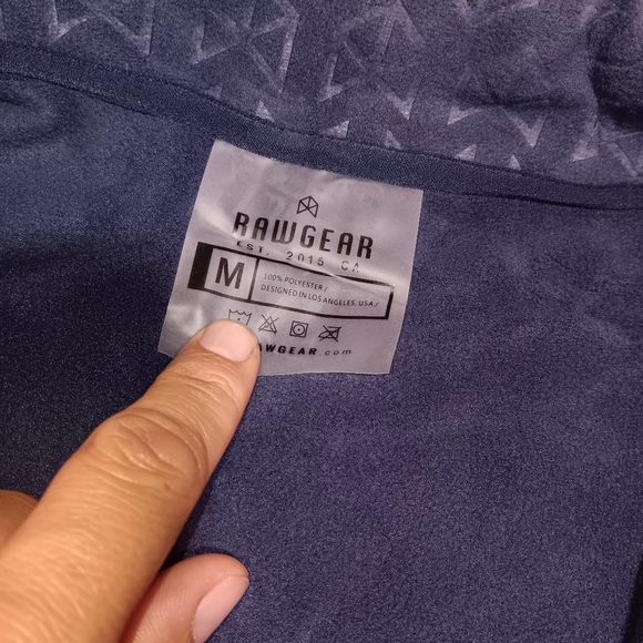 RAWGEAR UNISEX JACKET MEDIUM BLUE 100%POLYESTER BNWT - Picture 6 of 7